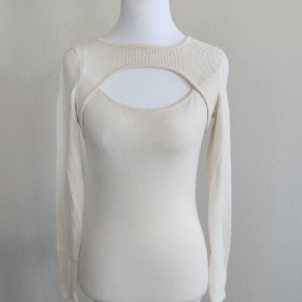 Guess Elegant Cream Women's Dress